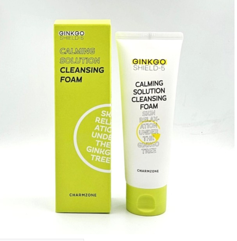Charmzone Очисна пінка з гінко білоба Ginkgo Shield -5 Calming Solution 120 г