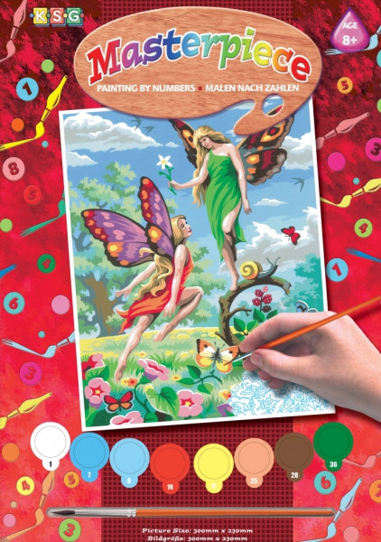 Sequin Art Набір для творчості PAINTING BY NUMBERS JUNIOR Феї