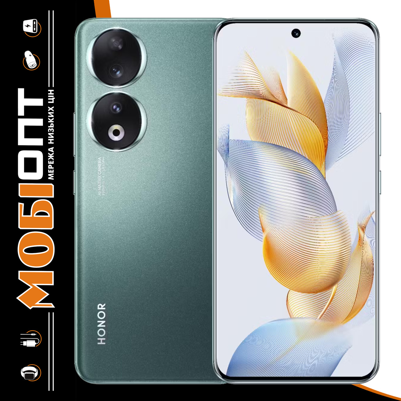 Смартфон Honor 90 8/256GB Emerald Green (No Adapter) UA UCRF