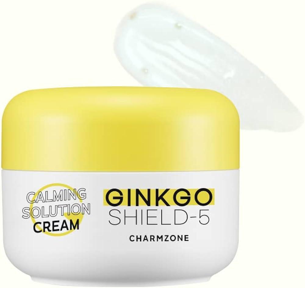 Charmzone Ginkgo Shield-5 Calming Solution Cream Заспокійливий крем із гінкго білоба 50 мл
