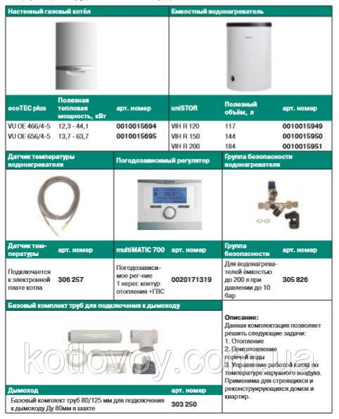 Пакетное предложение №14 ecoTEC plus VU OE + бойлер uniSTOR VIH R (120, 150, 200) + multiMATIC 700 - фото 2 - id-p414652710