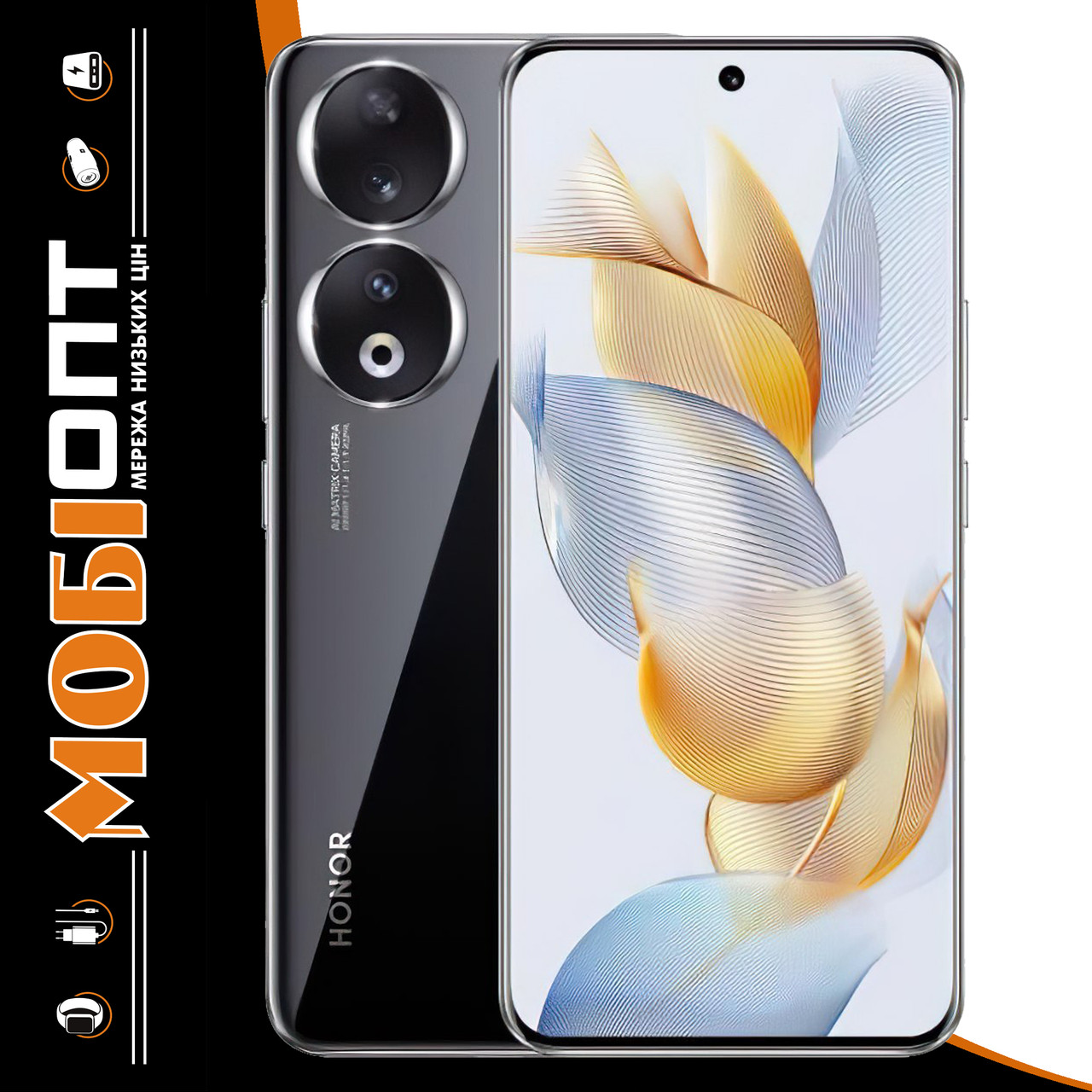 Смартфон Honor 90 8/256GB Midnight Black (No Adapter) UA UCRF
