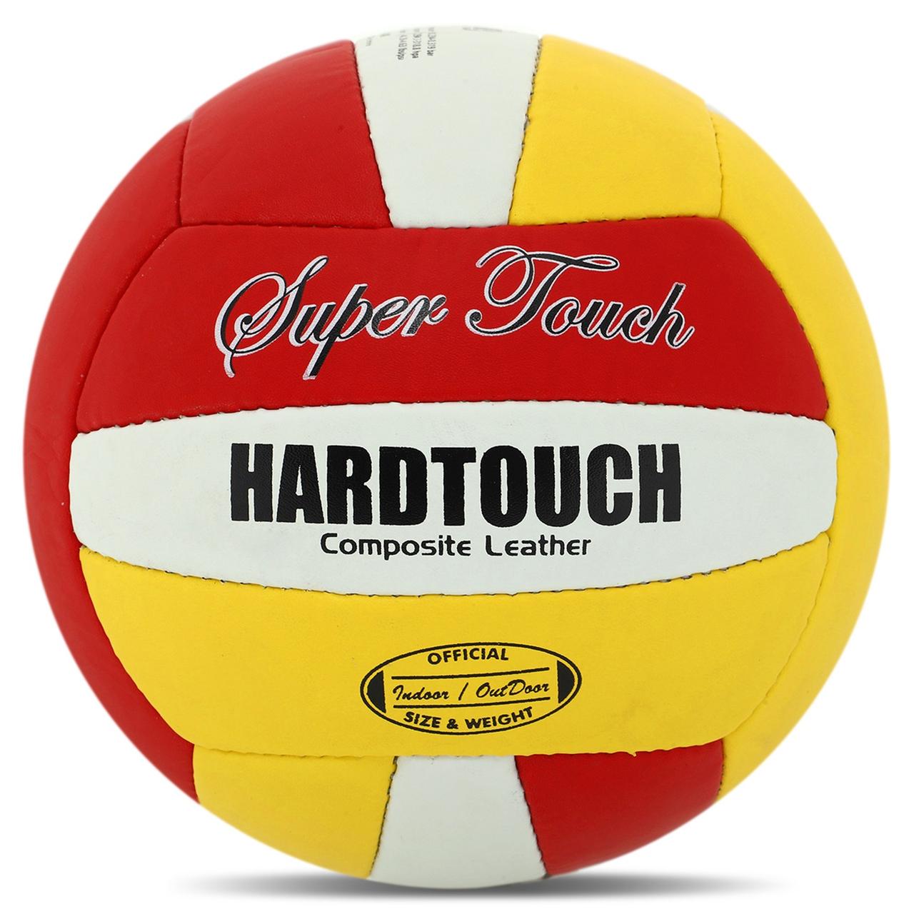 М'яч волейбольний №5 HARD TOUCH VB-4400 жовтий-червоний