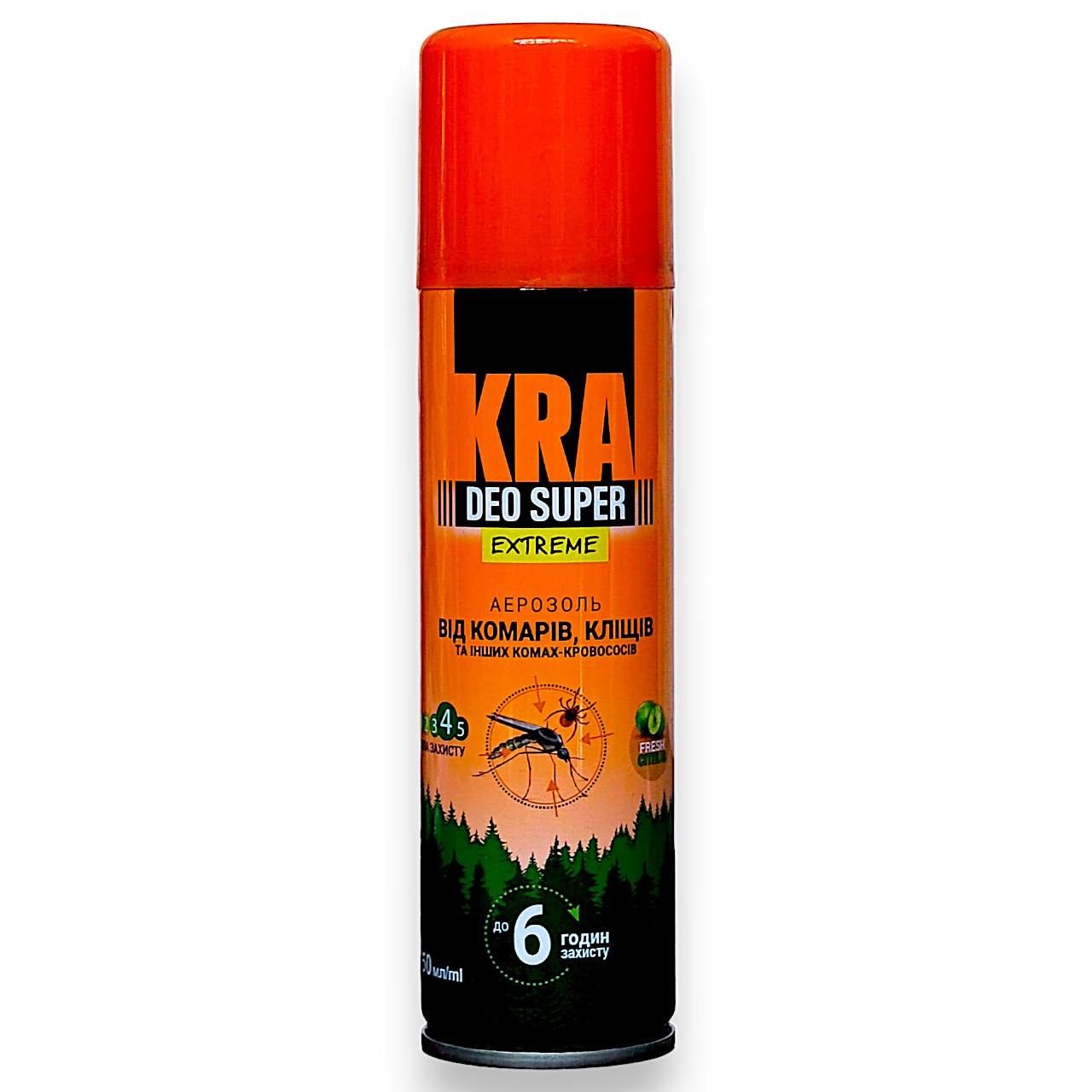 Аерозоль від комарів та кліщів KRA Deo Super Extreme 150 мл