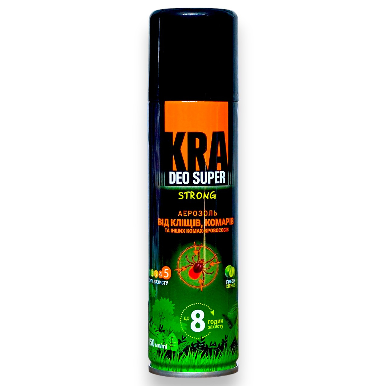 Аерозоль від комарів та кліщів KRA Deo Super Strong 150 мл