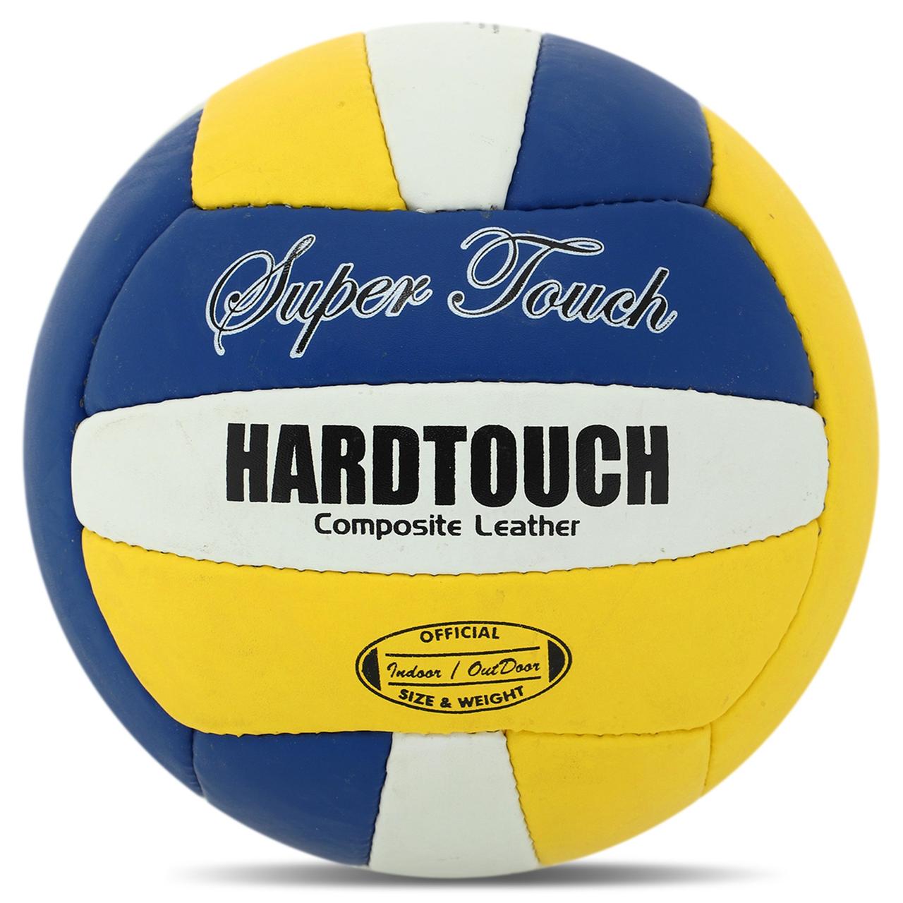 М'яч волейбольний №5 HARD TOUCH VB-4399 жовтий-синій