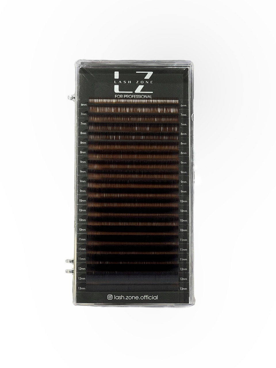 Вії Lash Zone Dark Chocolate мікс