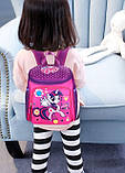 Рюкзак маленький дитячий на 3-4 роки дівчинці My Little Pony рожево фіолетовий, фото 4
