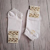 Шкарпетки жіночі ALBA короткі білі 37-39р | 12 пар