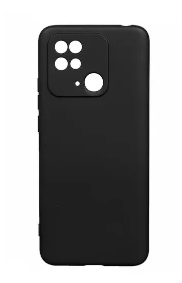 Чохол Fashion Silicone case (матовий) для Xiaomi Redmi 10C / Чорний