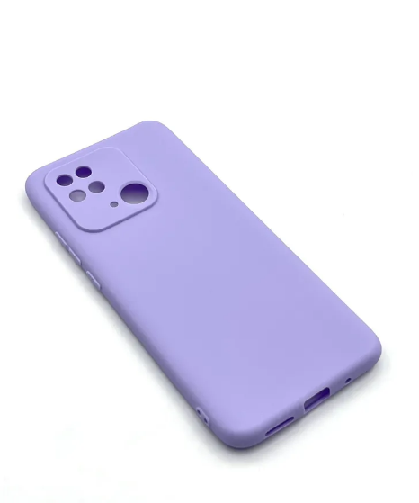 Чохол Fashion Silicone case (матовий) для Xiaomi Redmi 10C / Бузковий
