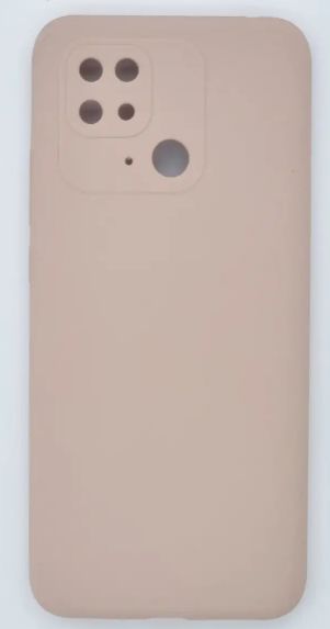 Чохол Fashion Silicone case (матовий) для Xiaomi Redmi 10C / Бежевий