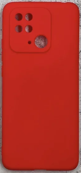 Чохол Fashion Silicone case (матовий) для Xiaomi Redmi 10C / Червоний