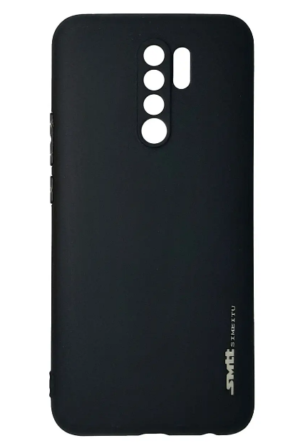 Чохол Fashion Smtt simeitu (матовий) для Xiaomi Redmi 9 / Чорний
