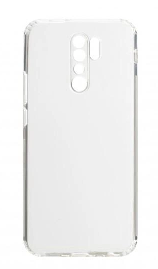 Силіконова накладка (бампер) для смартфона Xiaomi Redmi 9 / чохол SMTT / Прозорий