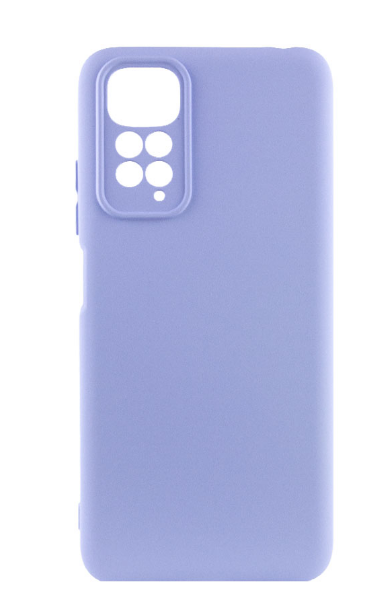 Чохол Fashion Silicone case (матовий) для Xiaomi Redmi 11S / Бузковий