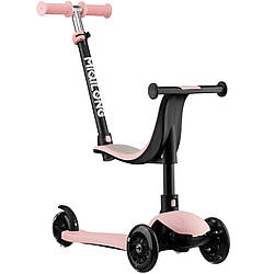Дитячий триколісний самокат Miqilong Alamo Рожевий
