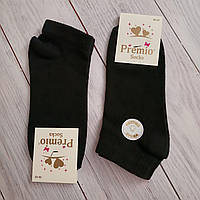 Шкарпетки жіночі Premio короткі чорні 37-39р | 12 пар
