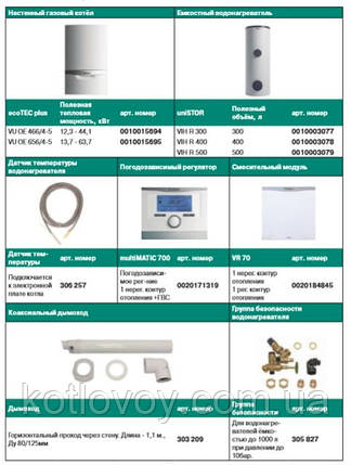 Пакетне пропонування No19 ecoTEC plus VU OE + бойлер uniSTOR VIH R (300, 400, 500) + multiMATIC 700 + VR70, фото 3