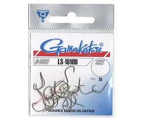 Гачки Gamakatsu LS-1810B No14 Brown 25 шт.
