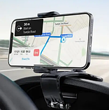 Автомобільний тримач для телефону HOLDER car Dashboard (8053) 4-6.2 дюймів  /підставка для смартфону /Чорний, фото 7