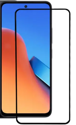 Загартоване захисне скло (21D) на смартфон Xiaomi Redmi Note 13 / Чорна рамка