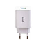 Блок живлення XO-L36 з USB кабелем Type-C Швидка зарядка Quick Charge 3.0 Білий, фото 4