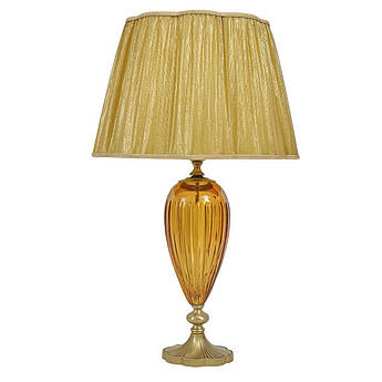 Настільна лампа зі скляною основою в класичному стилі Paralume Marina