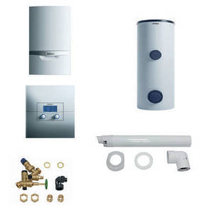 Пакетне пропонування No20 ecoTEC plus VU OE + бойлер uniSTOR VIH R (300, 400, 500) + calorMATIC 630