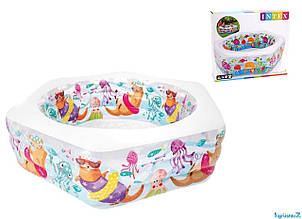 БАСЕЙН BestWay арт 56493 океанський риф, м'яке надувне дно, 541 л, 5,2 кг, 191-178-61см