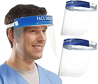 Многоразовый лицевой щиток - маска прозрачная защитная FACE SHIELD