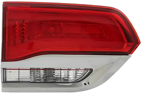 Ліхтар лівий Jeep Grand Cherokee 13-21 внутрішній (W16W/LED) Depo без ламп, хром