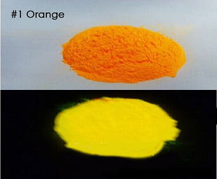Світний порошок люмінофор 5 г пакет помаранчевий