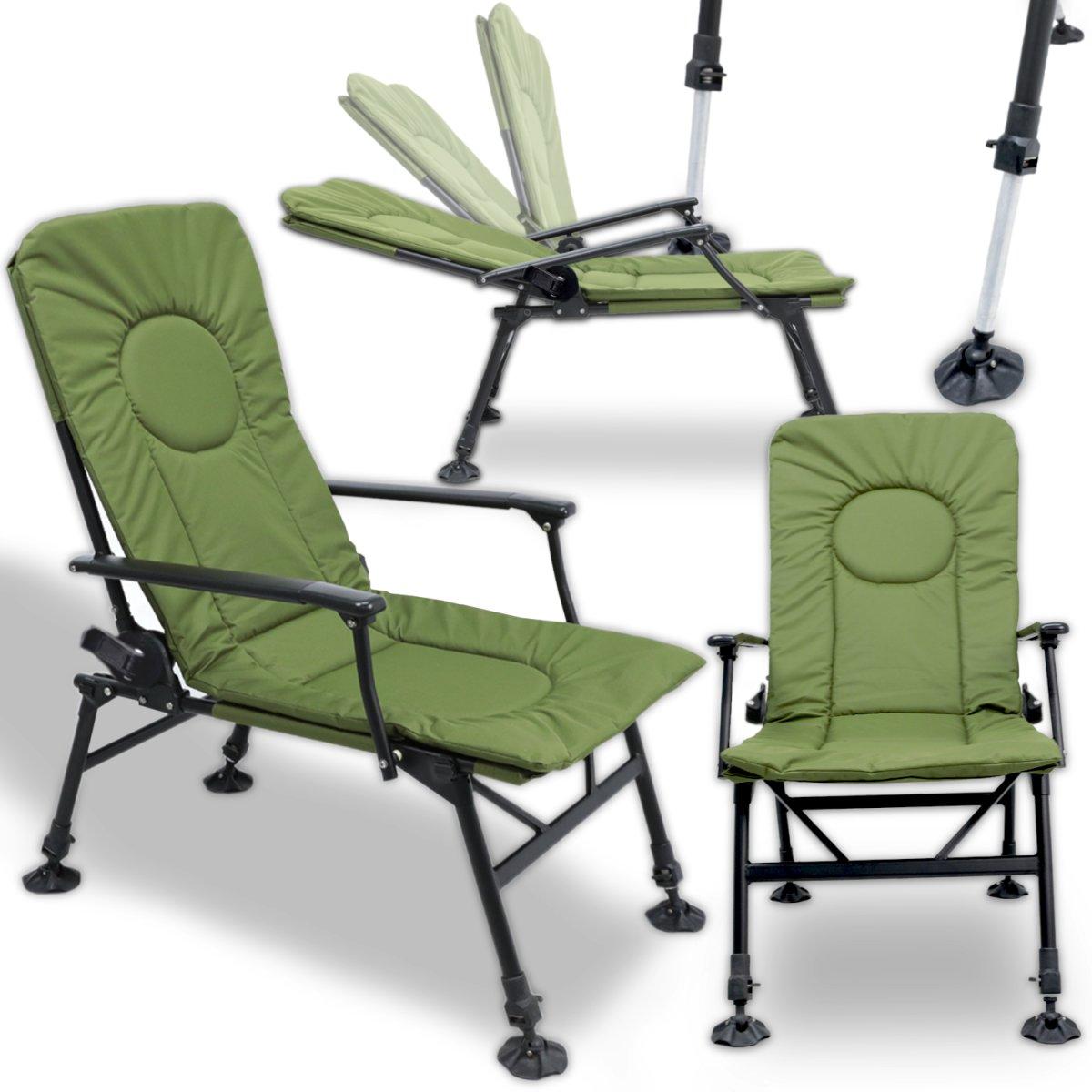 Крісло складне рибальське для лову коропа Heckermann® DS-CS01