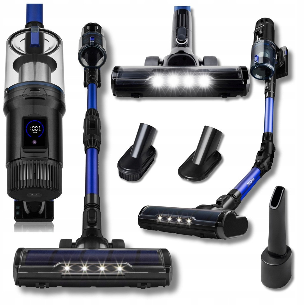 Безпровідний пилосос Zeegma Zonder Klaar Led, потужний 400 Вт, 3 режими роботи, 0,7 л пилозбірник, фото 1