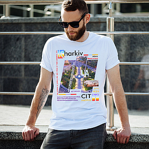Футболка з принтом  Харків City