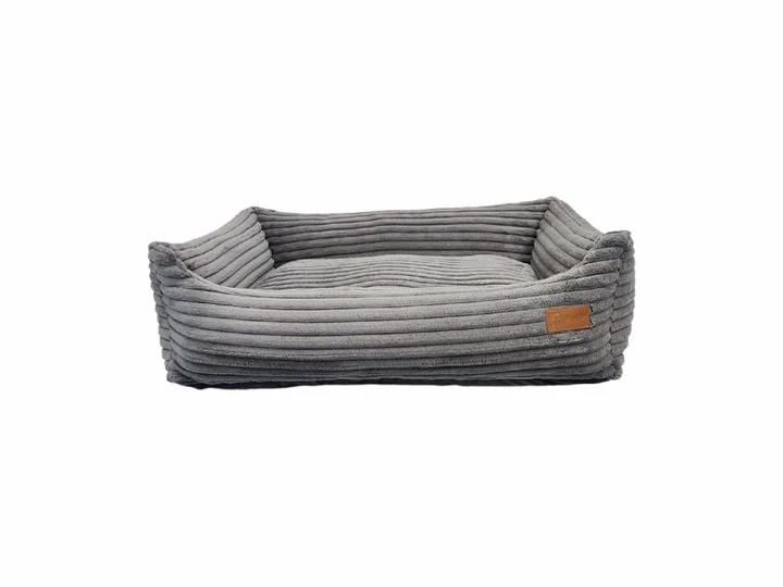 Лежак HappyPet для собак HappyPet  Premium  55*40 с бортами  Графіт
