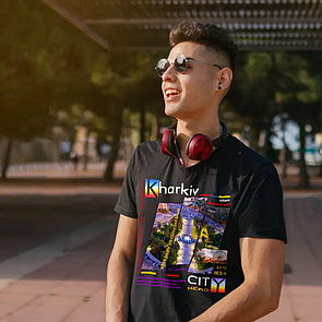 Футболка з принтом  Харків City