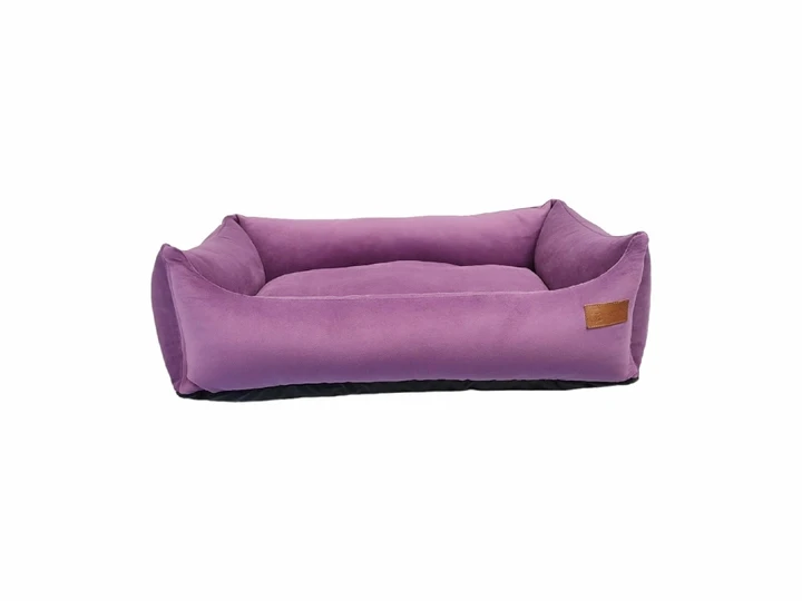 Лежак HappyPet для собак  Basic 85*50 з бортами Magic Iris