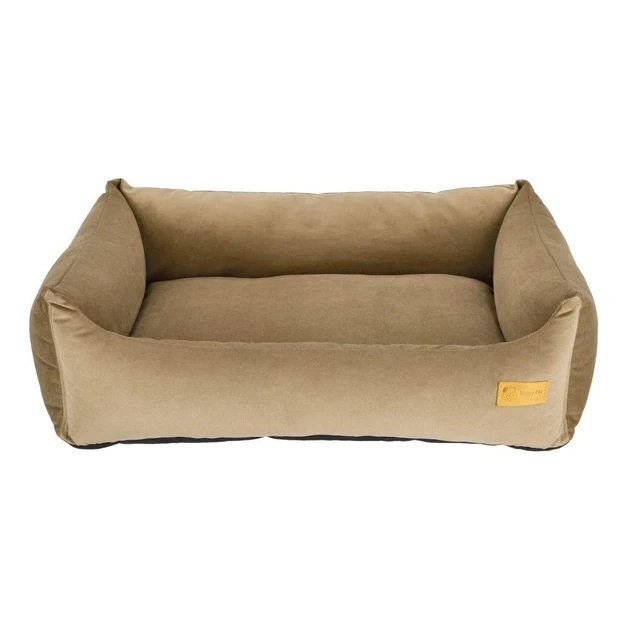 Лежак HappyPet для собак  Basic 45*35 з бортами  Herbal Honey