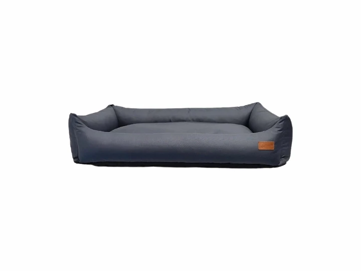 Лежак HappyPet  для Собак HappyPet Waterproof 85*50 c бортами Grey