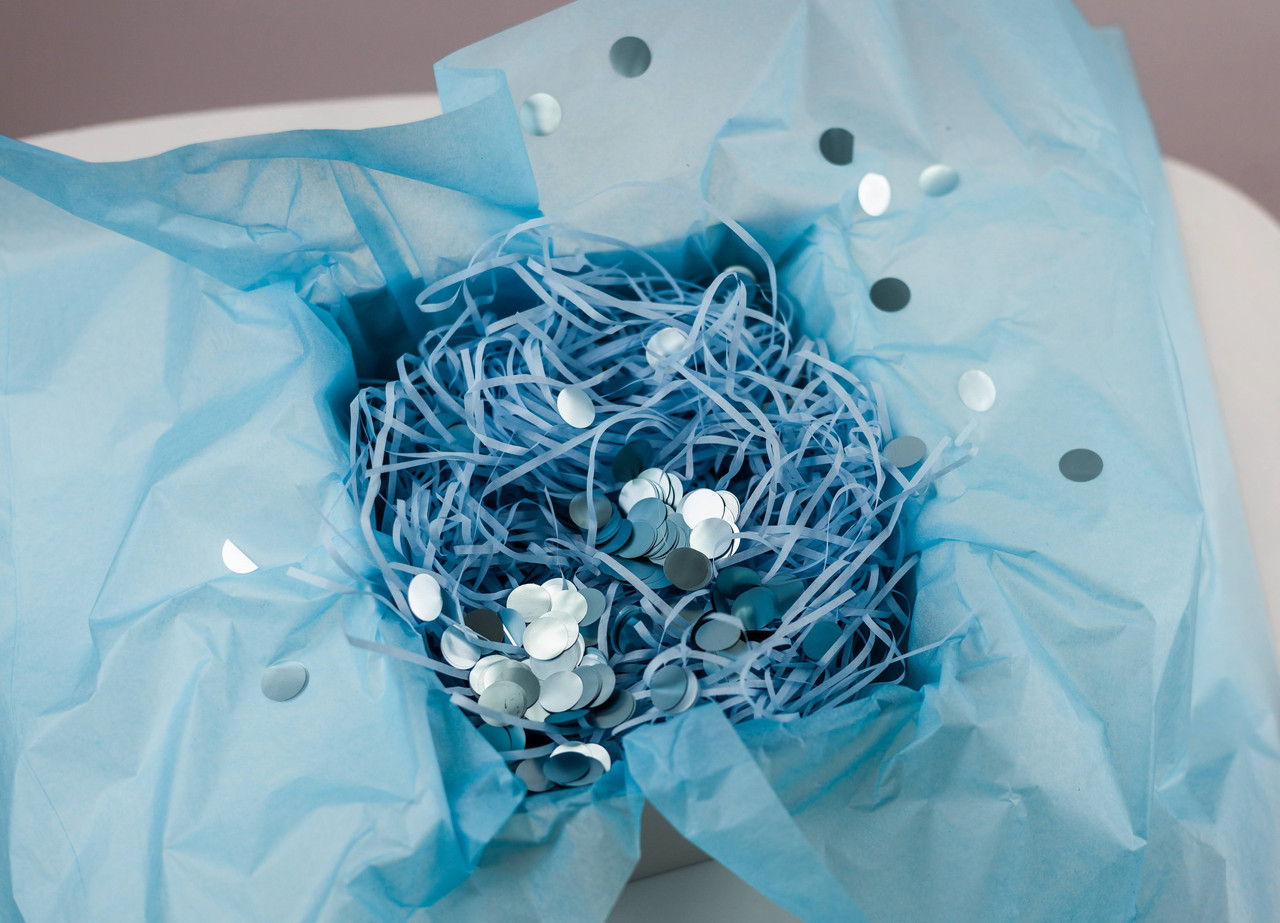 Набір для пакування подарунків Blue box