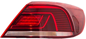 Ліхтар правий Volkswagen Passat CC 12-16 зовнішній (LED/PY21W) Depo без ламп