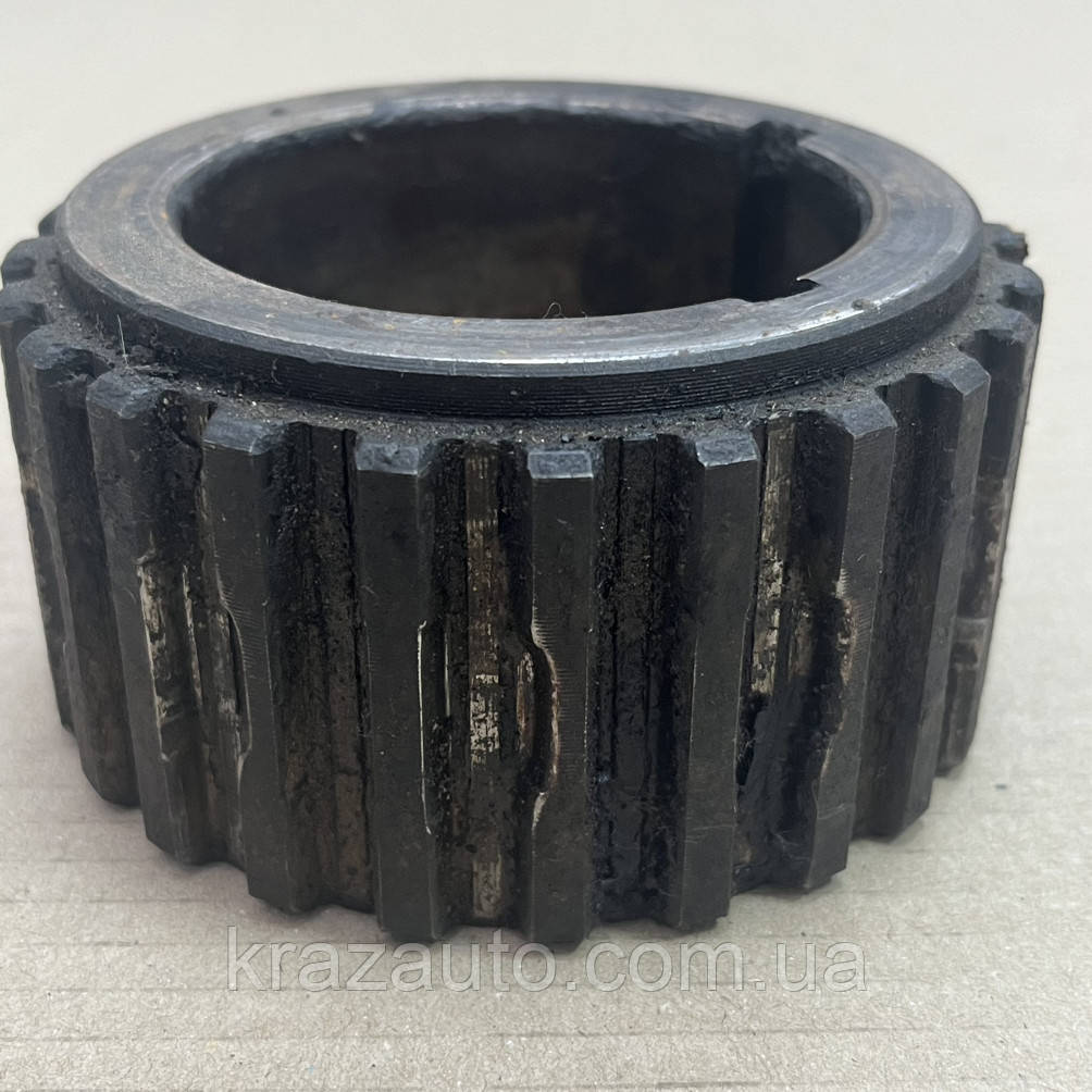 Втулка муфти вала проміжного синхронізатора КрАЗ стар. обр. (H=103 mm) 200-1701113-Б2