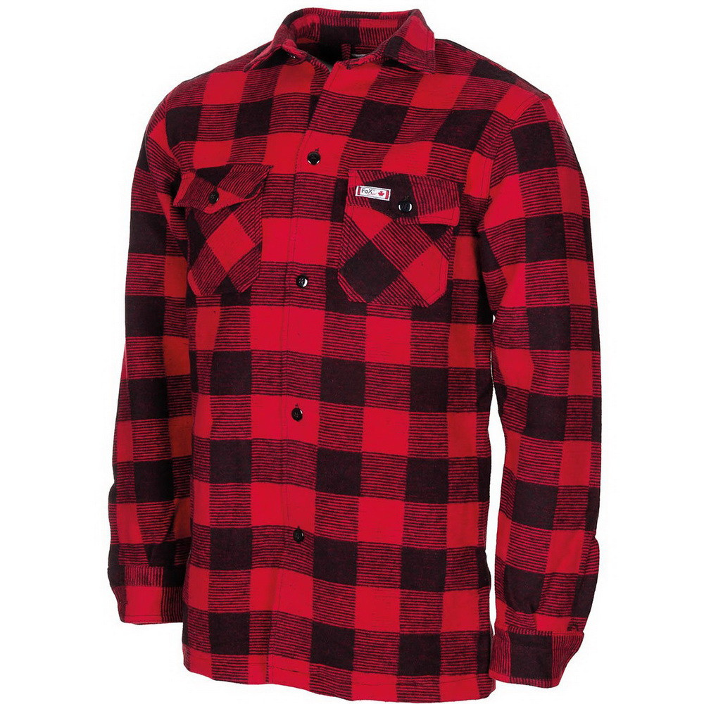 Сорочка MFH Lumberjack червона/чорна