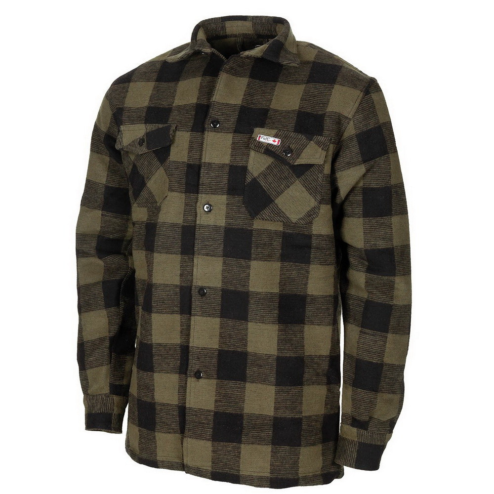 Рубашка MFH Lumberjack зелена/чорна