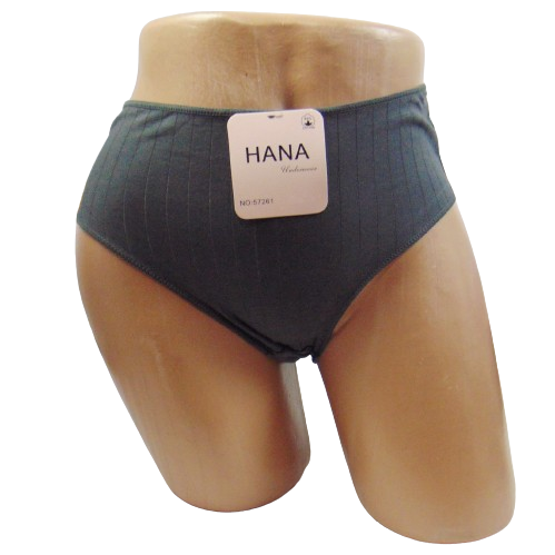 Бавовняні трусики Hana M-L сірі 57261