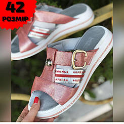 Жіночі шльопанці на дуже повну ногу великого розміру 42-27,5см,шльопанці жіночі на повну ногу великого розміру