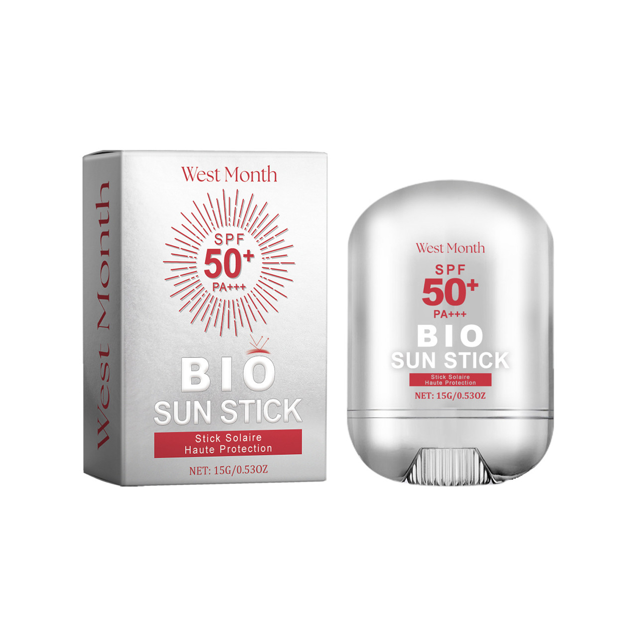Сонцезахисний стік для обличчя та тіла West&Month SPF50, 15 г, фото 1
