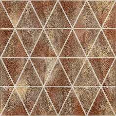 Панель стінова 3D 700х700х4мм Ромби коричневі вінтаж SW-00002007
